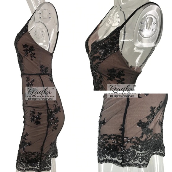 Formal Spaghetti Strap Dress - Picture 2 of 2